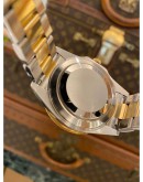 ROLEX GMT-MASTER II REF 16713 HALF 18K 750 YELLOW GOLD BLACK DIAL 40MM AUTOMATIC WATCH