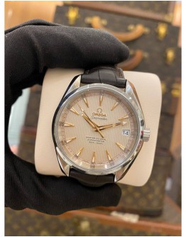 (BRAND NEW) 2022 OMEGA SEAMASTER AQUA TERRA REF 231.13.39.21.02.003 WHITE DIAL 38.5MM AUTOMATIC WATCH FULL SET