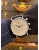 (BRAND NEW) 2022 IWC PORTOFINO CHRONOGRAPH REF IW391406 WHITE DIAL 39MM AUTOMATIC WATCH FULL SET