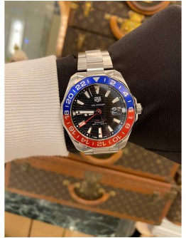 2022 TAG HEUER AQUARACER PEPSI REF WAY201F BLACK DIAL 43MM AUTOMATIC WATCH FULL SET