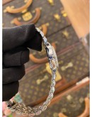 (LIKE NEW) 2017 CHOPARD HAPPY SPORT DIAMOND BEZEL DIAMOND BEZEL REF 27/8294-23 26MM QUARTZ WATCH