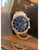 (BRAND NEW) 2023 JAEGER-LECOULTRE POLARIS PERPETUAL CALENDAR REF Q9088180 MOON FACE GRADIENT BLUE DIAL 42MM AUTOMATIC WATCH FULL SET