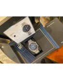 (BRAND NEW) 2023 JAEGER-LECOULTRE POLARIS PERPETUAL CALENDAR REF Q9088180 MOON FACE GRADIENT BLUE DIAL 42MM AUTOMATIC WATCH FULL SET