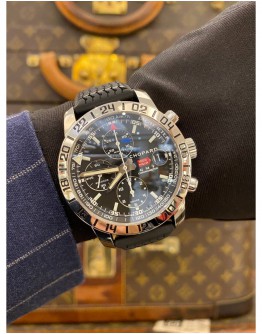 2013 CHOPARD MILLE MIGLIA GMT CHRONOMETER REF 168992-3001 BLACK DIAL 42MM AUTOMATIC WATCH FULL SET