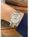 (LIKE NEW) 2022 LONGINES CONQUEST REF L3.376.4.87.6 MOTHER OF PEARL DIAMOND DIAL 29.5MM QUARTZ WATCH