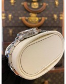 (LIKE NEW) 2022 LONGINES CONQUEST REF L3.376.4.87.6 MOTHER OF PEARL DIAMOND DIAL 29.5MM QUARTZ WATCH