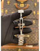 (LIKE NEW) 2022 LONGINES CONQUEST REF L3.376.4.87.6 MOTHER OF PEARL DIAMOND DIAL 29.5MM QUARTZ WATCH