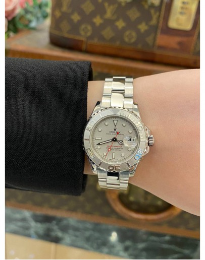 2005 ROLEX YACHT-MASTER REF 169622 GREY DIAL 29MM AUTOMATIC WATCH