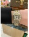 (LIKE NEW) 2010 CARTIER PANTHERE MM REF 187949 SS HALF 18K 750 YELLOW GOLD 28MM QUARTZ WATCH FULL SET