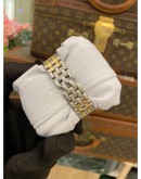 (LIKE NEW) 2010 CARTIER PANTHERE MM REF 187949 SS HALF 18K 750 YELLOW GOLD 28MM QUARTZ WATCH FULL SET