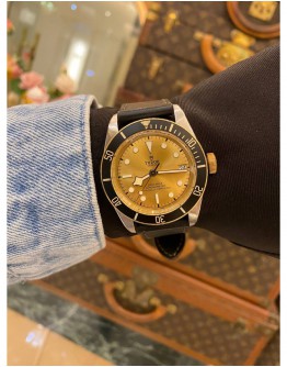 (LIKE NEW) 2021 TUDOR BLACK BAY S&G REF M79733N CHAMPAGNE DIAL 41MM AUTOMATIC WATCH FULL SET