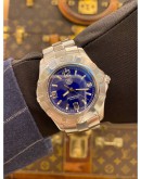 2010 TAG HEUER 2000 PROFESSIONAL EXCLUSIVE REF WN1112 BLUE DIAL 38MM QUARTZ WATCH FULL SET