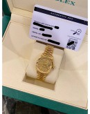 (LIKE NEW) 2005 ROLEX LADY DATEJUST REF 69178 18K 750 YELLOW GOLD DIAMOND DIAL 26MM AUTOMATIC WATCH