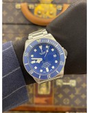 (UNUSED) 2020 TUDOR PELAGOS TITANIUM REF 25600TB BLUE DIAL BLUE BEZEL 42MM AUTOMATIC WATCH FULL SET