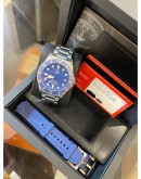 (UNUSED) 2020 TUDOR PELAGOS TITANIUM REF 25600TB BLUE DIAL BLUE BEZEL 42MM AUTOMATIC WATCH FULL SET