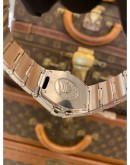 (LIKE NEW) 2020 OMEGA CONSTELLATION REF 123.15.27.60.55.002 WHITE DIAMOND MOTHER OF PEARL DIAL DIAMOND BEZEL 27MM QUARTZ WATCH FULL SET