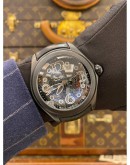 2015 CORUM BUBBLE LIMITED EDITION TO 300 PIECES REF 082.300.98/0061 FN30 BLACK DIAL 47MM AUTOMATIC WATCH -FULL SET-