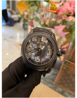 2015 CORUM BUBBLE LIMITED EDITION TO 300 PIECES REF 082.300.98/0061 FN30 BLACK DIAL 47MM AUTOMATIC WATCH -FULL SET-