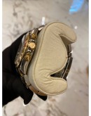 (LIKE NEW) 2012 ROLEX DAYTONA REF 116523 HALF 18K 750 YELLOW GOLD WHITE DIAMOND DIAL 40MM AUTOMATIC WATCH