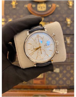 2019 IWC PORTOFINO CHRONOGRAPH REF IW391031 WHITE DIAL 42MM AUTOMATIC WATCH -FULL SET-