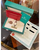 (LIKE NEW) 2000 ROLEX LADY DATEJUST REF 79173 18K 750 YELLOW GOLD JUBILEE DIAMOND DIAL 26MM AUTOMATIC WATCH -FULL SET-