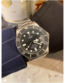 (LIKE NEW) 2024 TUDOR PELAGOS BLACK TITANIUM REF 25600T 42MM AUTOMATIC WATCH