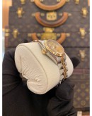 (LIKE NEW) ROLEX LADY DATEJUST REF 69173 HALF 18K 750 YELLOW GOLD CHAMPAGNE COMPUTER DIAMOND DIAL 26MM AUTOMATIC WATCH -FULL SET-