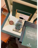 (LIKE NEW) 2015 ROLEX HULK SUBMARINER DATE REF 116610LV GREEN DIAL 40MM AUTOMATIC WATCH -FULL SET-