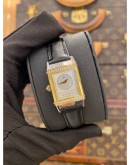 (LIKE NEW) 2014 JAEGER-LECOULTRE REVERSO DUETTO TWO FACE DIAMONDS WHITE DIAL MOTHER OF PEARL REF 266.5.44 21MM x 33MM MANUAL WINDING WATCH -FULL SET-