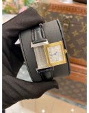 (LIKE NEW) 2014 JAEGER-LECOULTRE REVERSO DUETTO TWO FACE DIAMONDS WHITE DIAL MOTHER OF PEARL REF 266.5.44 21MM x 33MM MANUAL WINDING WATCH -FULL SET-