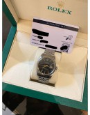 ROLEX DATEJUST 36 REF 16014 JUBILEE BLACK DIAL 36MM AUTOMATIC WATCH