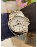 2002 ROLEX EXPLORER II REF 16570 WHITE DIAL 40MM AUTOMATIC WATCH