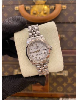 ROLEX LADY DATEJUST REF 69174 WHITE DIAL 26MM AUTOMATIC WATCH -FULL SET-