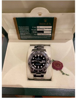 2014 ROLEX GMT-MASTER II REF 116710LN 40MM AUTOMATIC WATCH -FULL SET-