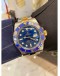 (UNUSED) 2019 ROLEX SUBMARINER DATE HALF 18K 750 YELLOW GOLD REF 116613LB BLUE DIAL 40MM AUTOMATIC WATCH -FULL SET-