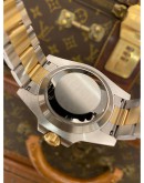 (UNUSED) 2019 ROLEX SUBMARINER DATE HALF 18K 750 YELLOW GOLD REF 116613LB BLUE DIAL 40MM AUTOMATIC WATCH -FULL SET-