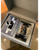 (UNUSED) 2021 TAG HEUER MONACO REF WAW131A BLACK DIAL 37MM QUARTZ WATCH -FULL SET-