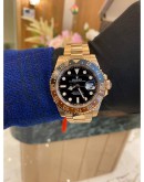 (BRAND NEW) ROLEX GMT-MASTER II ROOT BEER REF 126715CHNR 18K 750 EVEROSE GOLD 40MM AUTOMATIC YEAR 2020 WATCH -FULL SET-