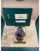 (LIKE NEW) ROLEX GMT-MASTER ll PEPSI 18K 750 WHITE GOLD REF 116719BLRO DARK BLUE DIAL 40MM AUTOMATIC YEAR 2016 WATCH -FULL SET-