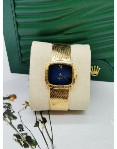 ROLEX CELLINI 18K YELLOW GOLD LADIES WATCH 26MM MANUAL WINDING