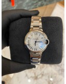 (BRAND NEW) CARTIER BALLON BLEU DE CARTIER REF WSBB0044 33MM AUTOMATIC YEAR 2022 WATCH WARRANTY UNTIL 2023 -FULL SET-