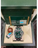 ROLEX HULK SUBMARINER DATE REF 116610LV 40MM AUTOMATIC YEAR 2013 WATCH -FULL SET-