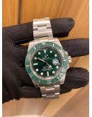 ROLEX HULK SUBMARINER DATE REF 116610LV 40MM AUTOMATIC YEAR 2013 WATCH -FULL SET-