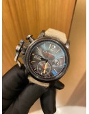 (LIKE NEW) 2020 GRAHAM CHRONOFIGHTER VINTAGE AIRCRAFT GRADUAL DESERT GREY DIAL CERAMIC REF 2CVAV 44MM AUTOMATIC WATCH -FULL SET-