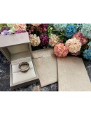 BVLGARI B.ZERO1 RING ROSE GOLD CERAMIC SIZE 59 -FULL SET-