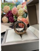 BVLGARI B.ZERO1 RING ROSE GOLD CERAMIC SIZE 59 -FULL SET-