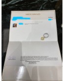 (BRAND NEW) MOUAWAD FOUR LEAF CLOVER DIAMOND RING 18K 750 WHITE GOLD AND ROSE GOLD SIZE 56 YEAR 2018