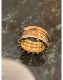 (LIKE NEW) 2020 BVLGARI B.ZERO1 RING 18K 750 ROSE GOLD SIZE 48