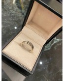 (LIKE NEW) BVLGARI B.ZERO1 RING 18K 750 WHITE GOLD SIZE 53