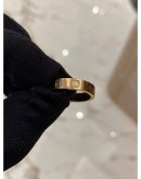 (LIKE NEW) CARTIER LOVE RING 18K 750 ROSE GOLD SIZE 47 YEAR 2016 -FULL SET-